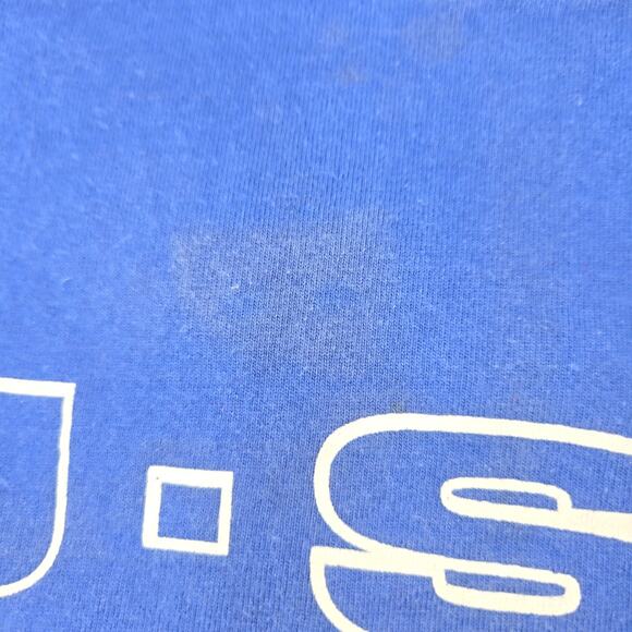 Vintage 1992 Olympic Team USA Basketball T-Shirt Youth Large Single Stitch Blue - Picture 12 of 13